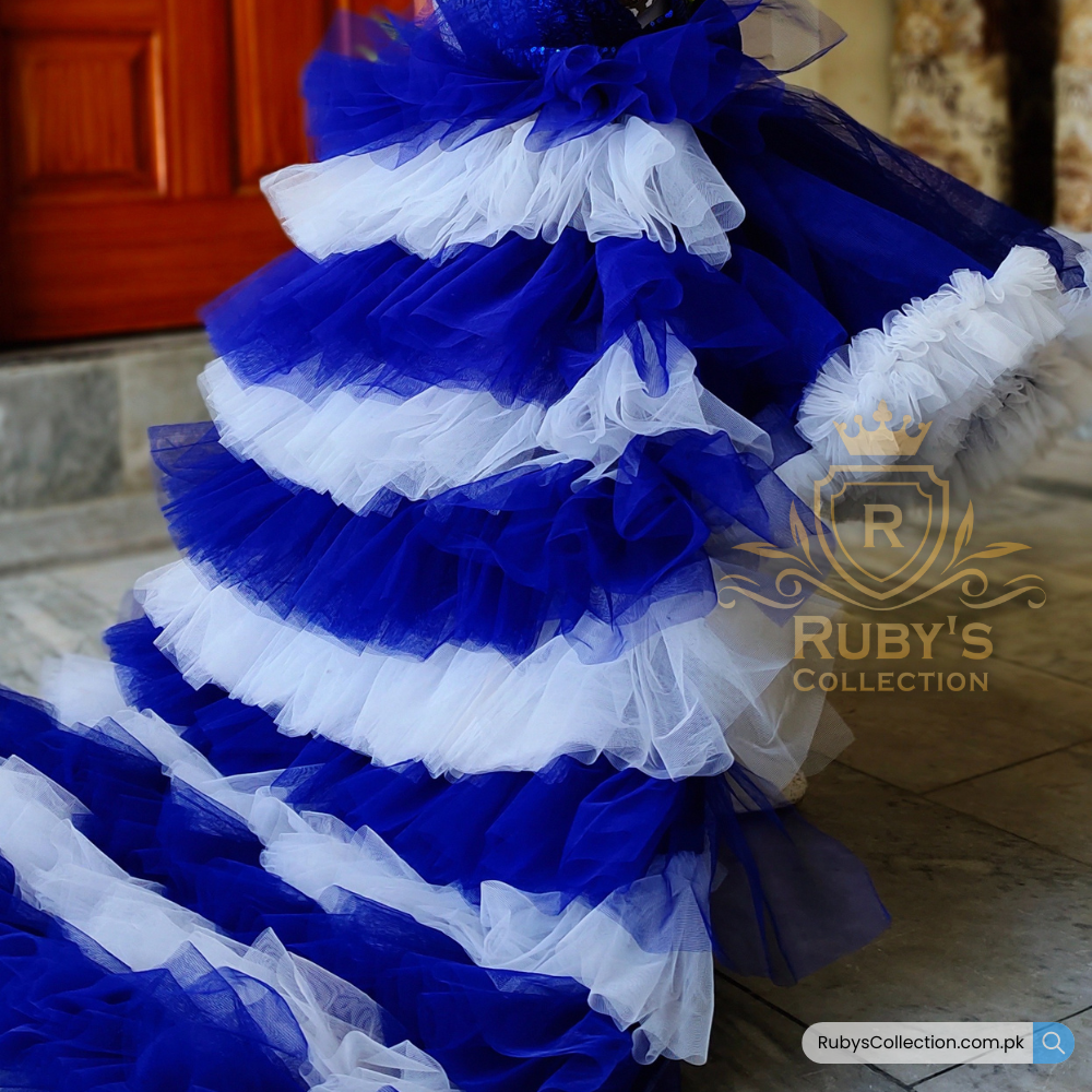 Peacock Tail Frock Ruby's Collection Pakistan