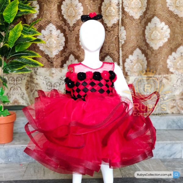 Red Vella frock 2