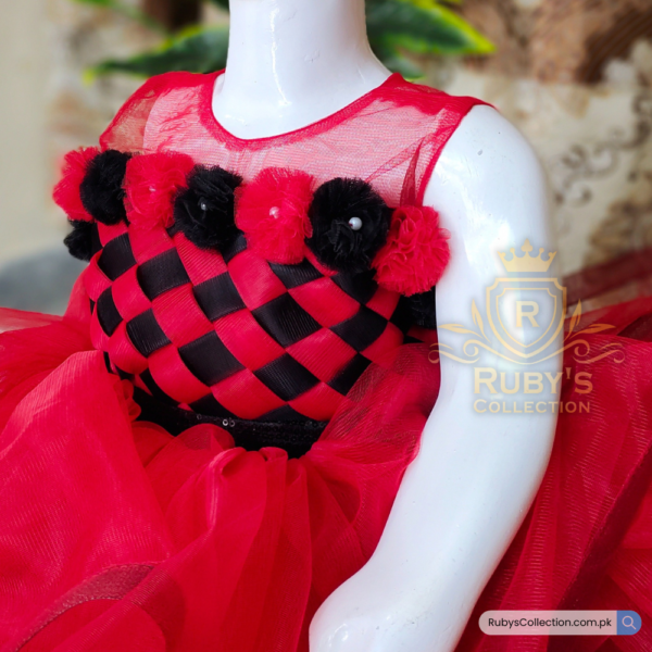 Red Vella frock 3