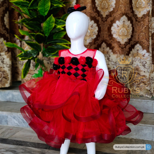 Red Vella frock 4