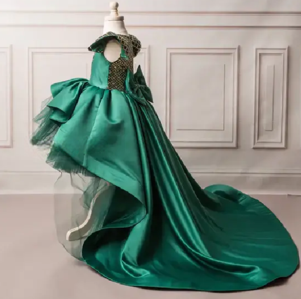 JOLIE GREEN FROCK 1