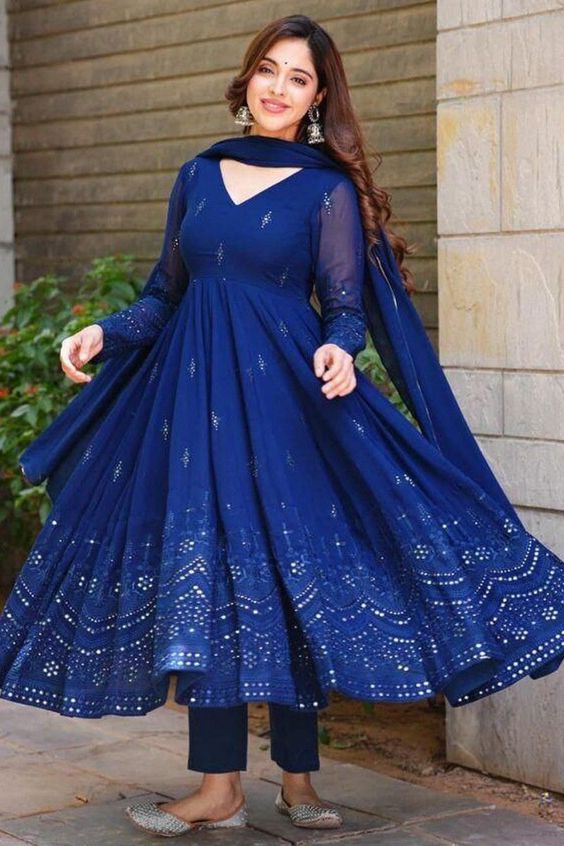 Anarkali Design Long Frock 1