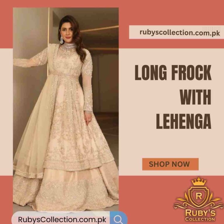 long frock with lehenga