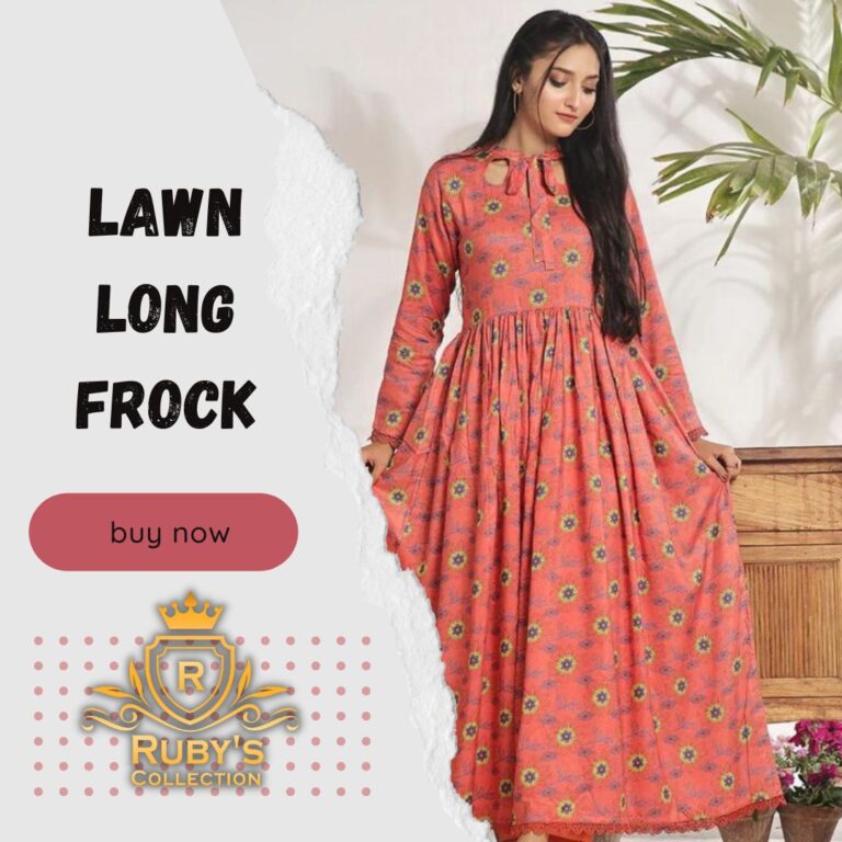 Lawn Long Frock Designs